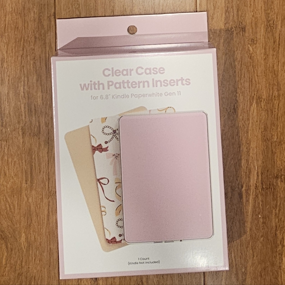 Kindle Gems E-Reader Clear Case W/ Inserts For 6.8” Kindle Paperwhite Gen 11 -